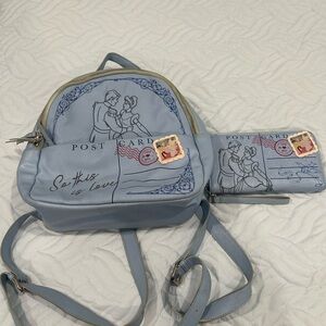 Danielle Nicole Cinderella backpack with matching wallet